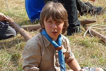 Ein Pfadfinder aus Sindelfingen